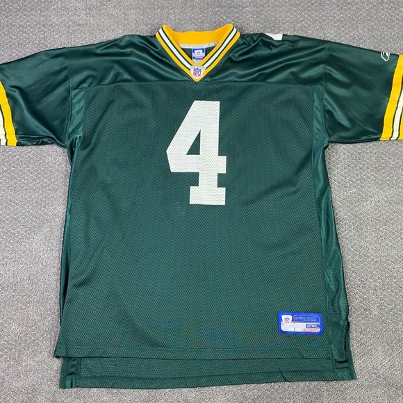 Brett Favre Football Jersey Reebok Equipment Green Bay Packers Men's 2XL - Picture 6 of 16